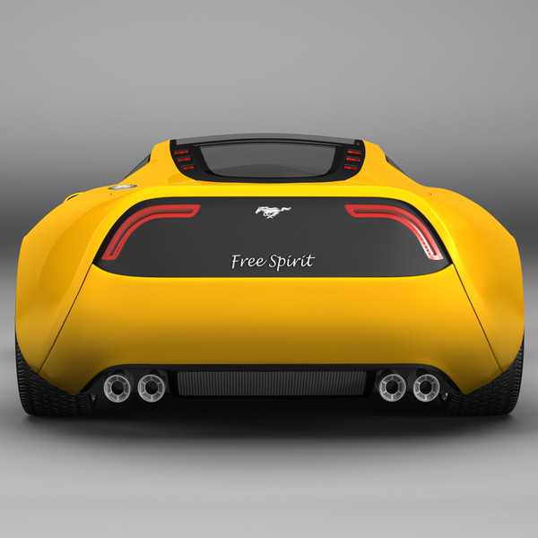 concept car 3d lwo - Free Spirit Concept Car by Ideas Unlimited