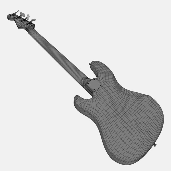 max fender jazz bass electric guitar - Fender Jazz Bass by Render Steel