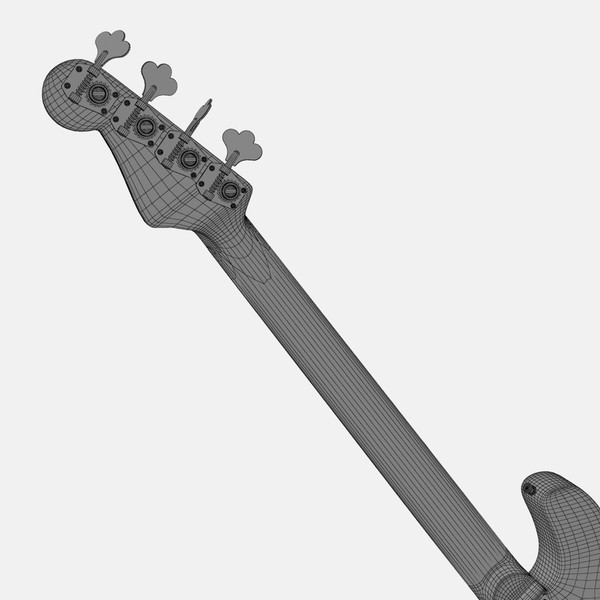 max fender jazz bass electric guitar - Fender Jazz Bass by Render Steel