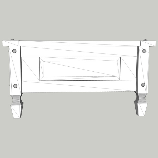 corona coffee table 3d dwg - Corona Coffee Table by chaosfractal