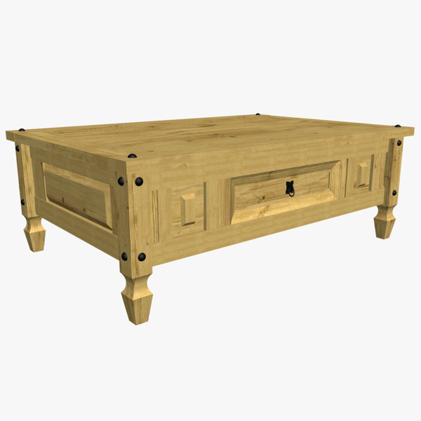 corona coffee table 3d dwg - Corona Coffee Table by chaosfractal