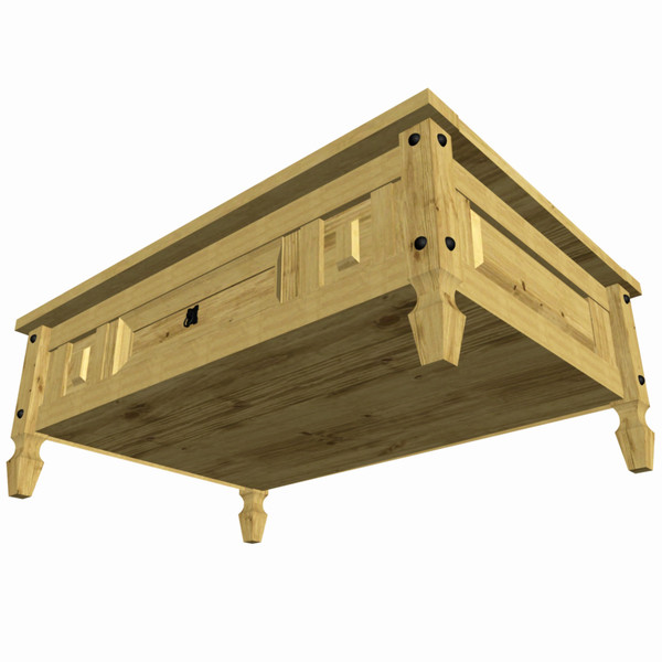 corona coffee table 3d dwg - Corona Coffee Table by chaosfractal