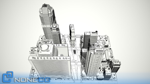new york square nyc 3d max - NYC Times Square... by NONECG