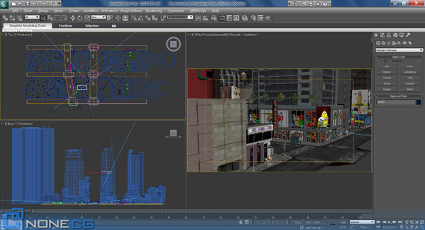 3d new york broadway 7th model - 7th Avenue & Broadway set 1 by NONECG