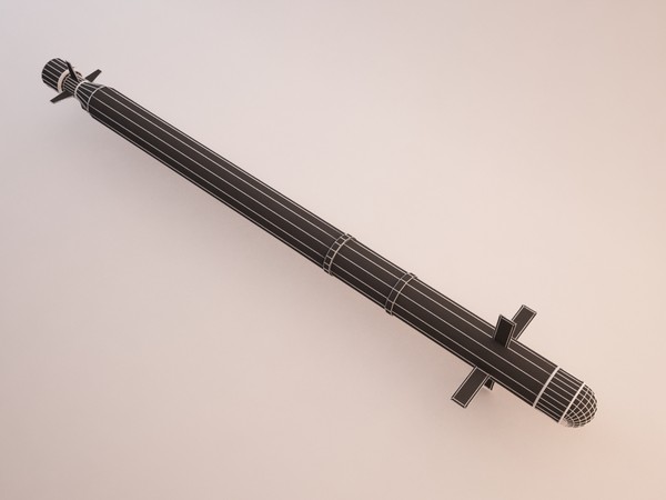 3d model stinger missile fim-92a - stinger by luledesign