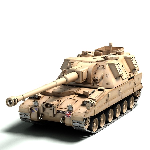 maya british 90 artillery braveheart - AS 90 Braveheart by Sandu_Bublic