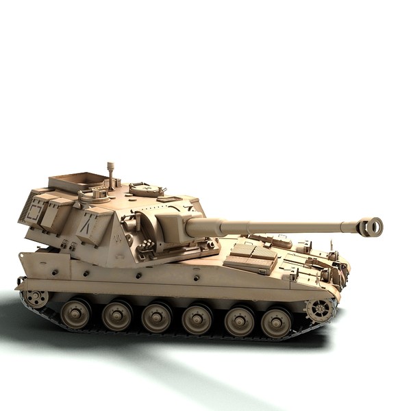 maya british 90 artillery braveheart - AS 90 Braveheart by Sandu_Bublic