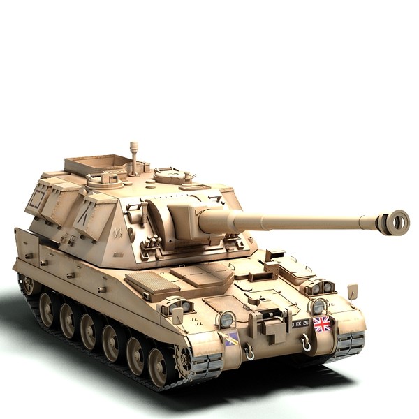 maya british 90 artillery braveheart - AS 90 Braveheart by Sandu_Bublic