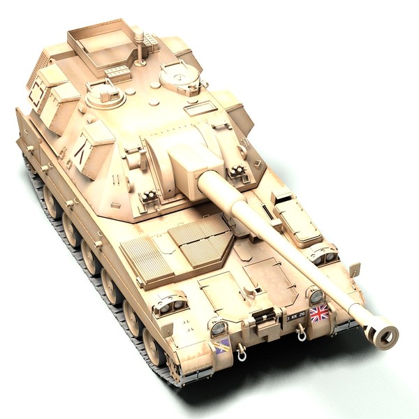 maya british 90 artillery braveheart - AS 90 Braveheart by Sandu_Bublic