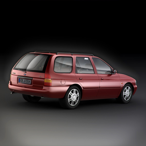 escort vii turnier car 3d model - Ford Escort VII Turnier by RTEwork
