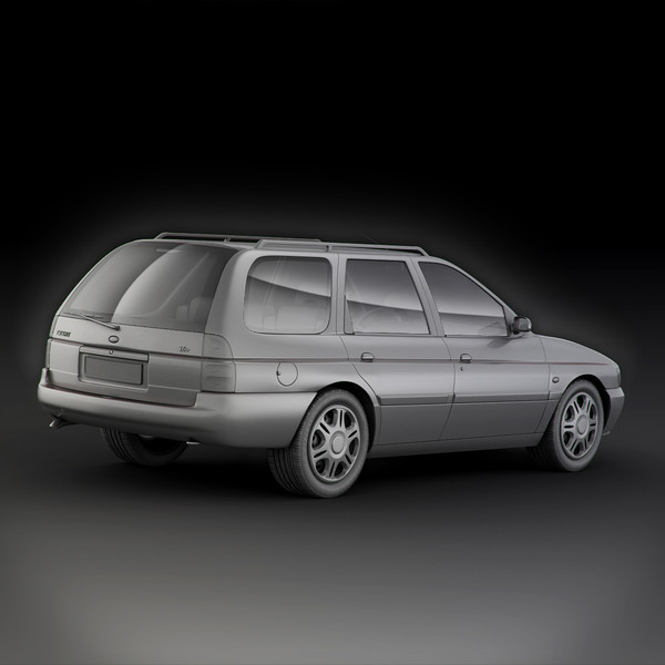 escort vii turnier car 3d model - Ford Escort VII Turnier by RTEwork