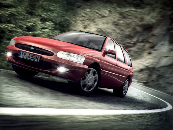 escort vii turnier car 3d model - Ford Escort VII Turnier by RTEwork