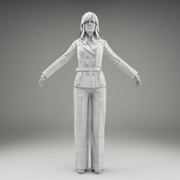 3d character human - CWom0008-M3-CS... by axyzdesign