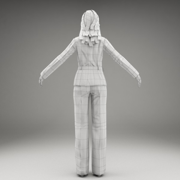 3d character human - CWom0008-M3-CS... by axyzdesign