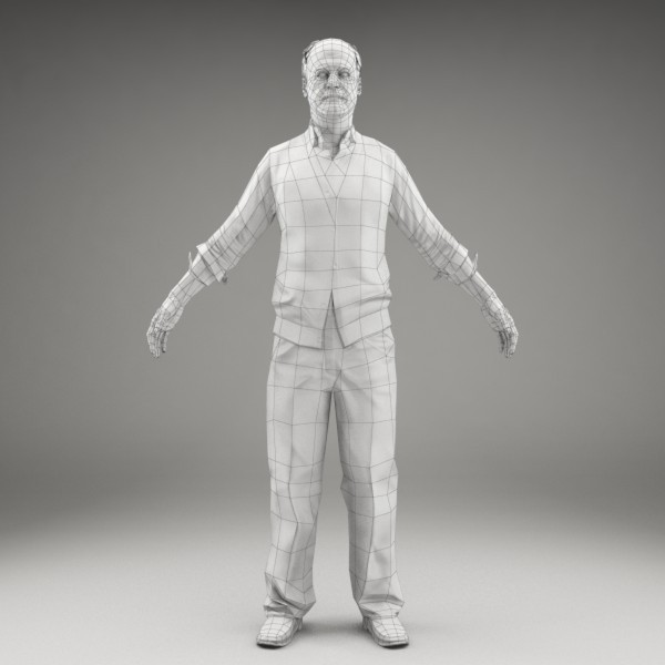3d model character human - CMan0008-M3-CS... by axyzdesign