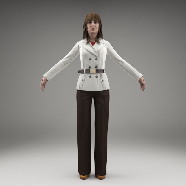 3d character human - CWom0008-M3-CS... by axyzdesign