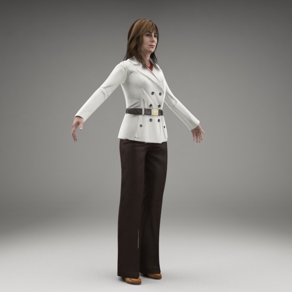 3d character human - CWom0008-M3-CS... by axyzdesign