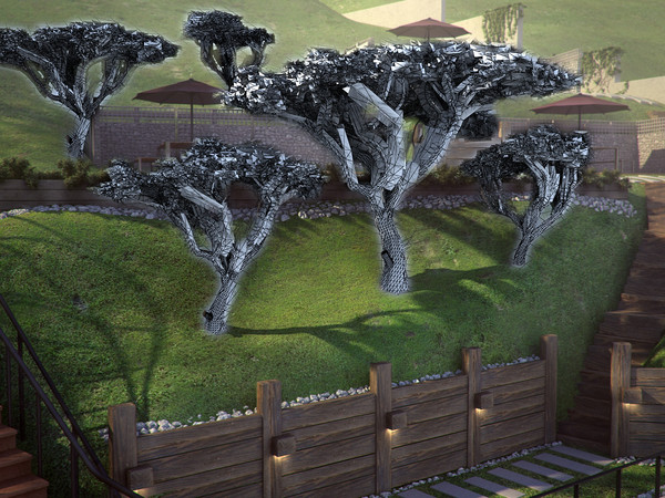 maya acacia tree - Acacia HighPoly tree by RTEwork
