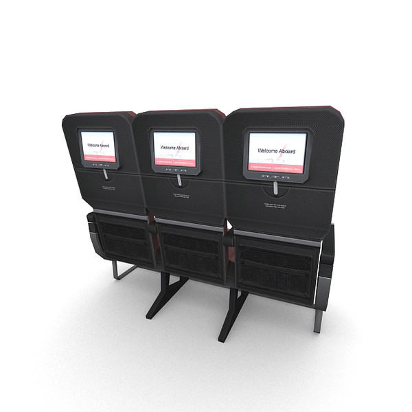 aircraft seating 3d model - Aircraft Seating 1... by RyanN