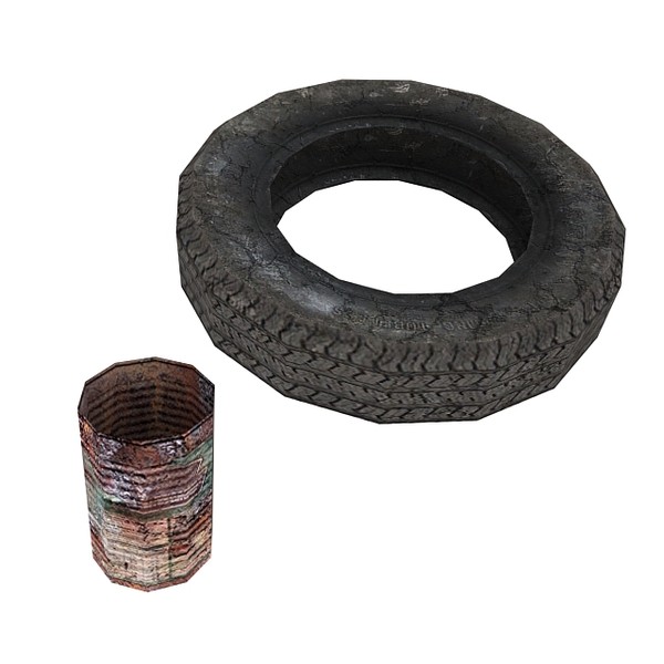 concrete debris junk obj - Junk Debris 1... by RyanN