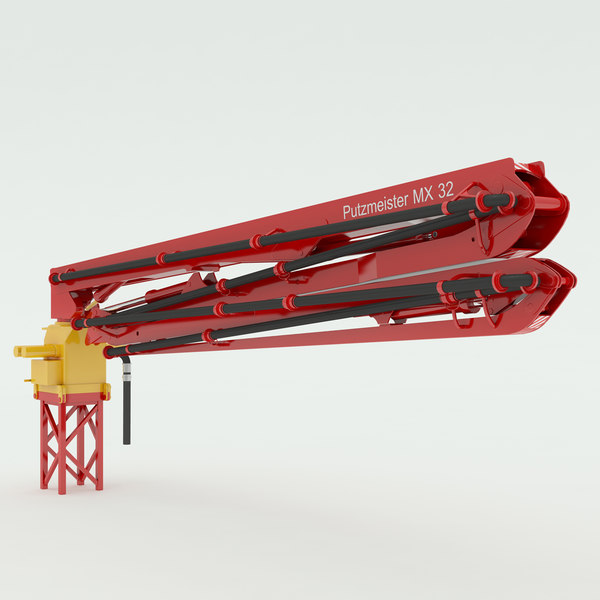putzmeister mx 32 3d model - Putzmeister MX 32... by svb3d