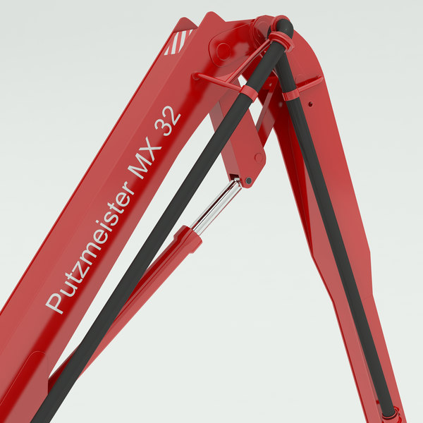 putzmeister mx 32 3d model - Putzmeister MX 32... by svb3d