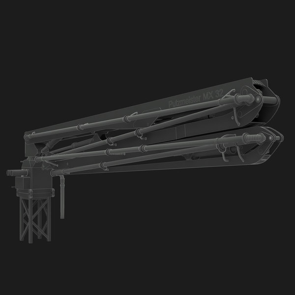 putzmeister mx 32 3d model - Putzmeister MX 32... by svb3d