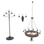 3d medieval lighting pack model