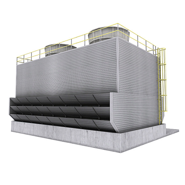 water cooling tower 3d max - Cooling Tower 3... by RyanN
