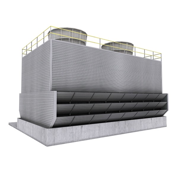 water cooling tower 3d max - Cooling Tower 3... by RyanN