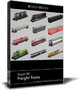 freight trains c4d