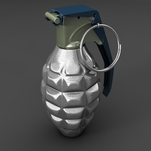 3d grenade weapon model - Grenade by C4DmodelSHOP