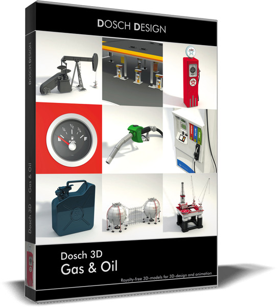 3d model of gas oil - DOSCH 3D - Gas & Oil... by Dosch Design