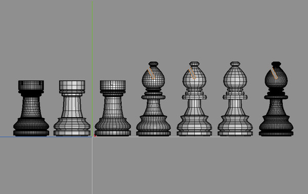 3d german knight chess set - Chess set German Knight by Andrzej Pluciennik