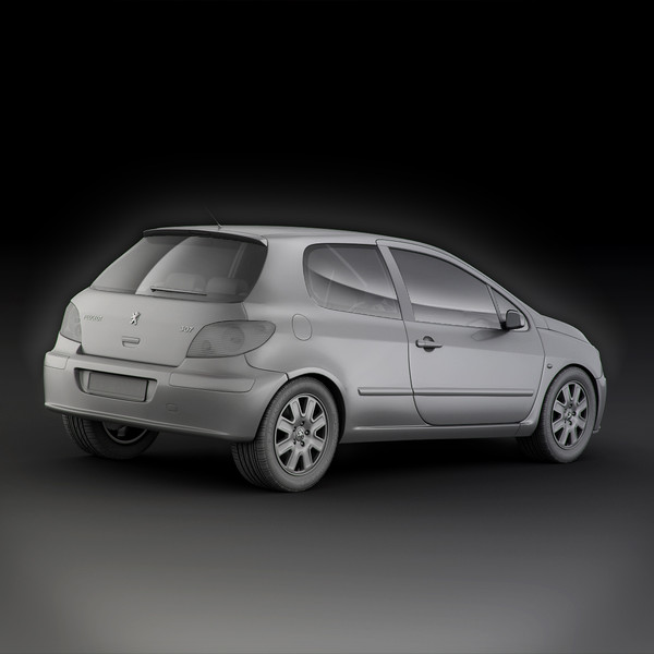3d peugeot 307 car - Peugeot 307 3 door by RTEwork