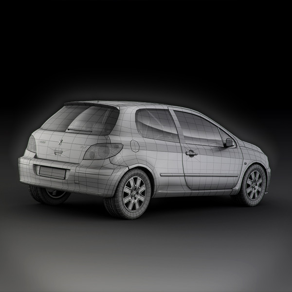 3d peugeot 307 car - Peugeot 307 3 door by RTEwork