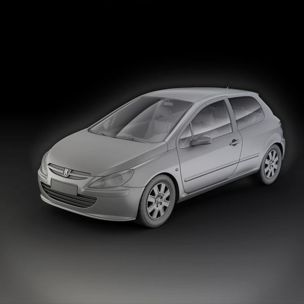 3d peugeot 307 car - Peugeot 307 3 door by RTEwork