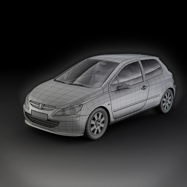 3d peugeot 307 car - Peugeot 307 3 door by RTEwork