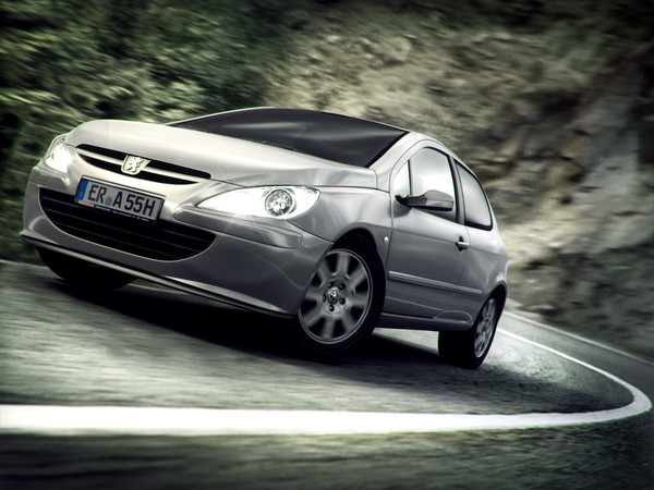 3d peugeot 307 car - Peugeot 307 3 door by RTEwork