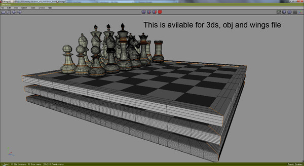 subdivide rook settings 3d model - chess in subdivision by Andrzej Pluciennik