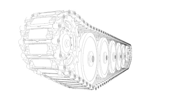 track apc 3d model - Track APC... by Jimpa1