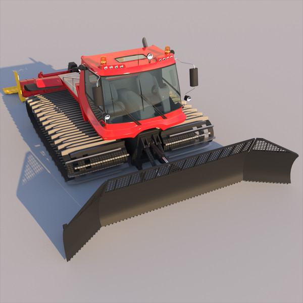 3d model snowcat pistenbully 600 - Snowcat PistenBully 600... by ArqArt3D