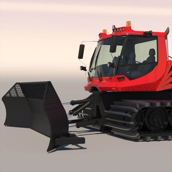 3d model snowcat pistenbully 600 - Snowcat PistenBully 600... by ArqArt3D