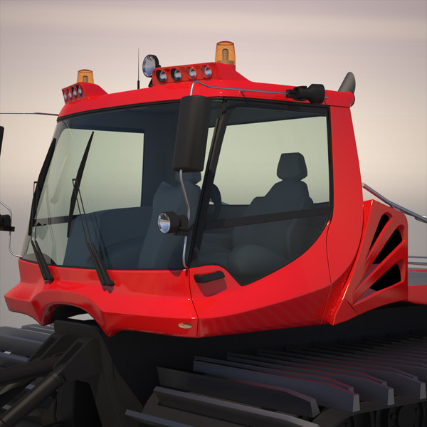 3d model snowcat pistenbully 600 - Snowcat PistenBully 600... by ArqArt3D