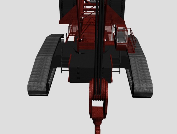 crawler crane 18000 3d model - 18000_Crane.max by danpryce