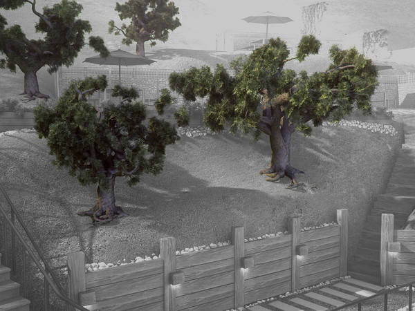 oak tree 3ds - Oak HiPoly tree by RTEwork