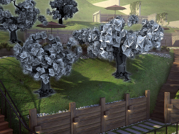 oak tree 3ds - Oak HiPoly tree by RTEwork