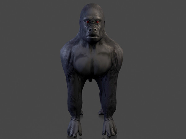 3d gorilla - Ape by denerimon325