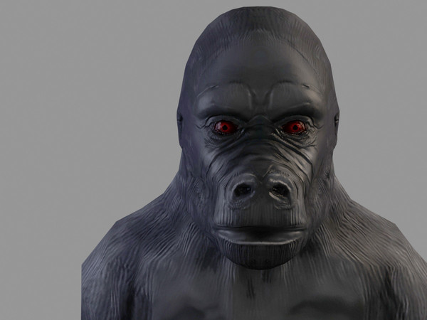 3d gorilla - Ape by denerimon325