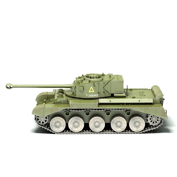 british a34 comet tank 3d max - A34 Comet by Sandu_Bublic
